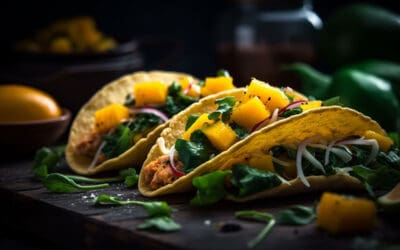 Tacos de Poisson Croustillant avec Salsa de Mangue